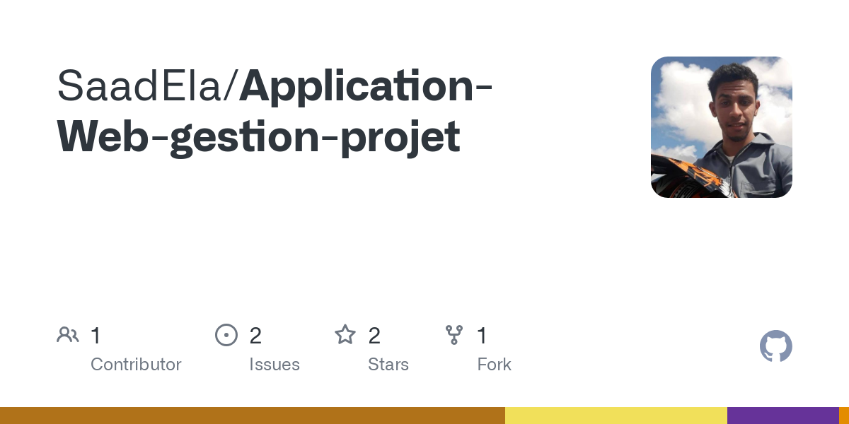Application Web gestion projet