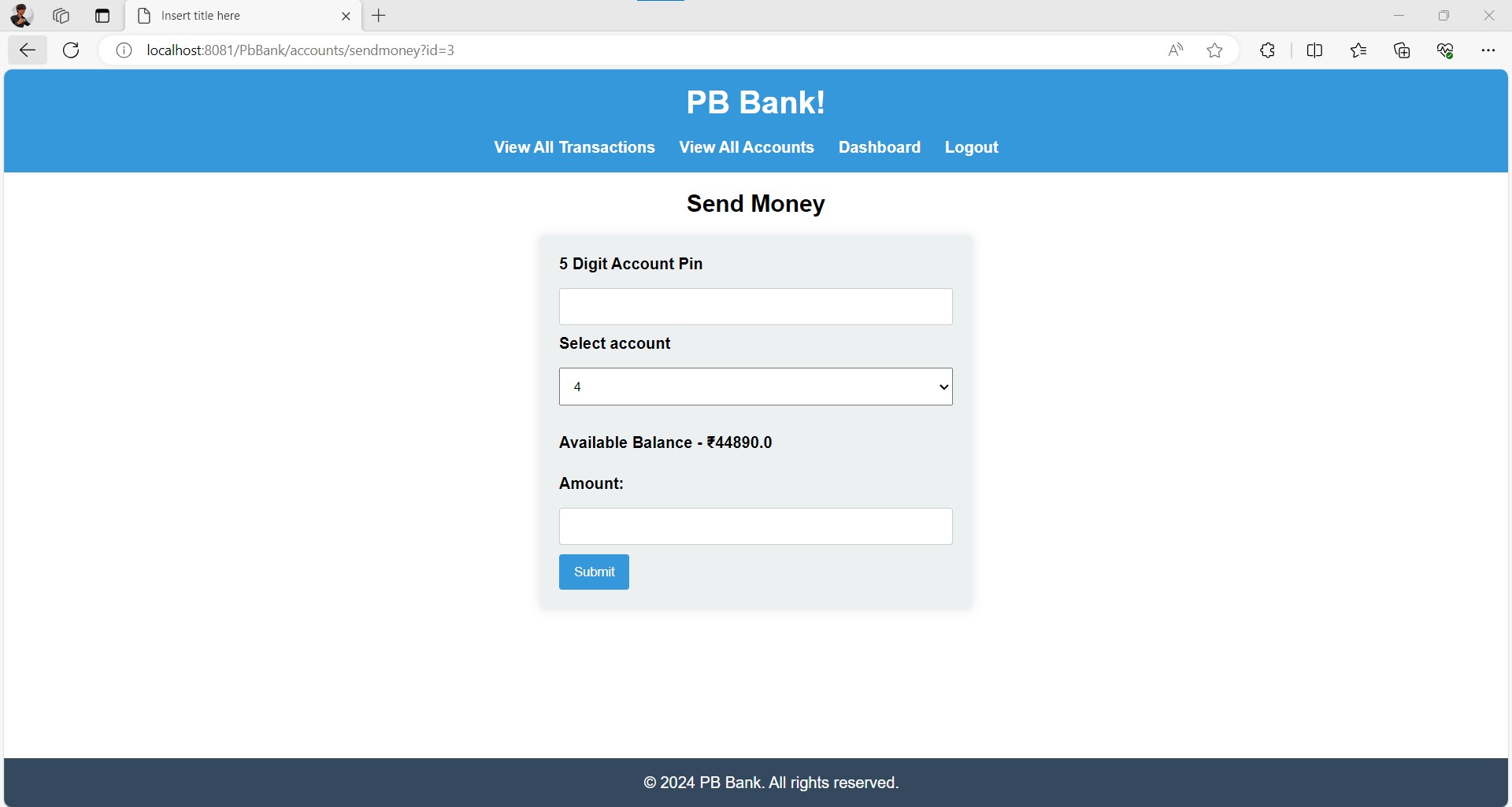 돈을 보내십시오