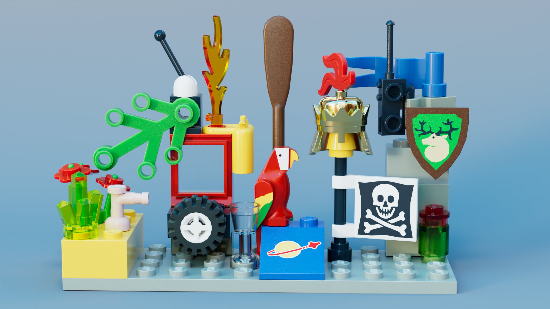 示例场景的渲染