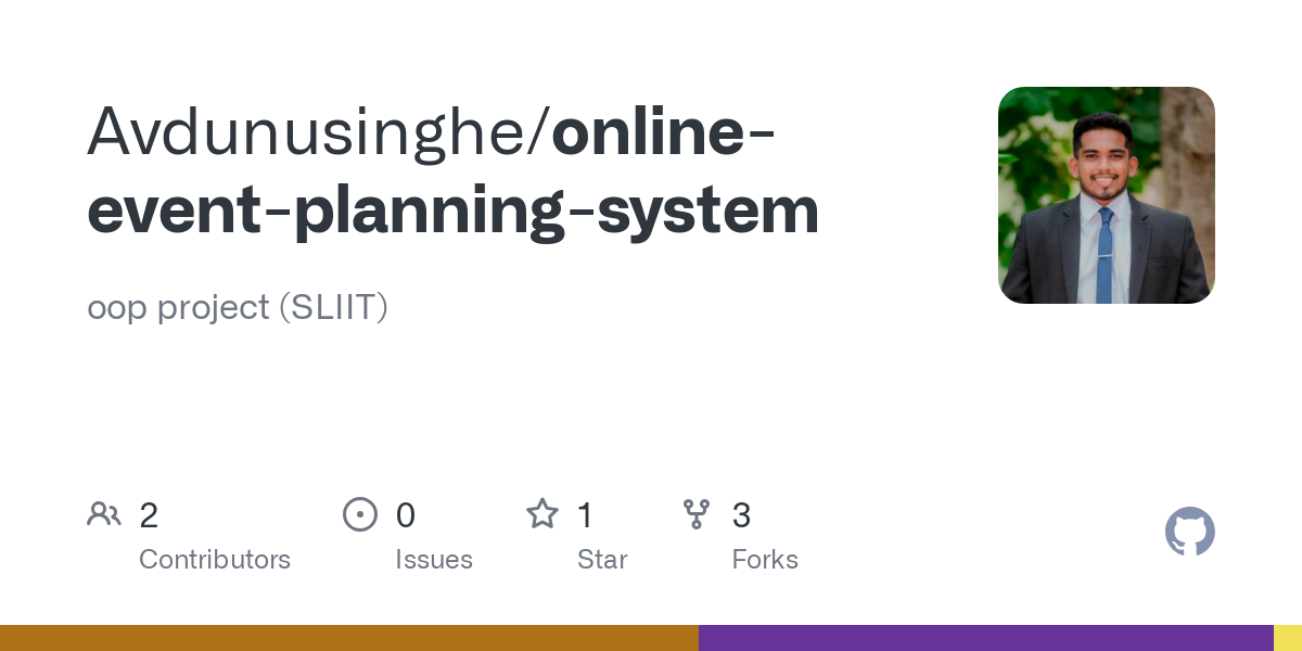 online event planning system