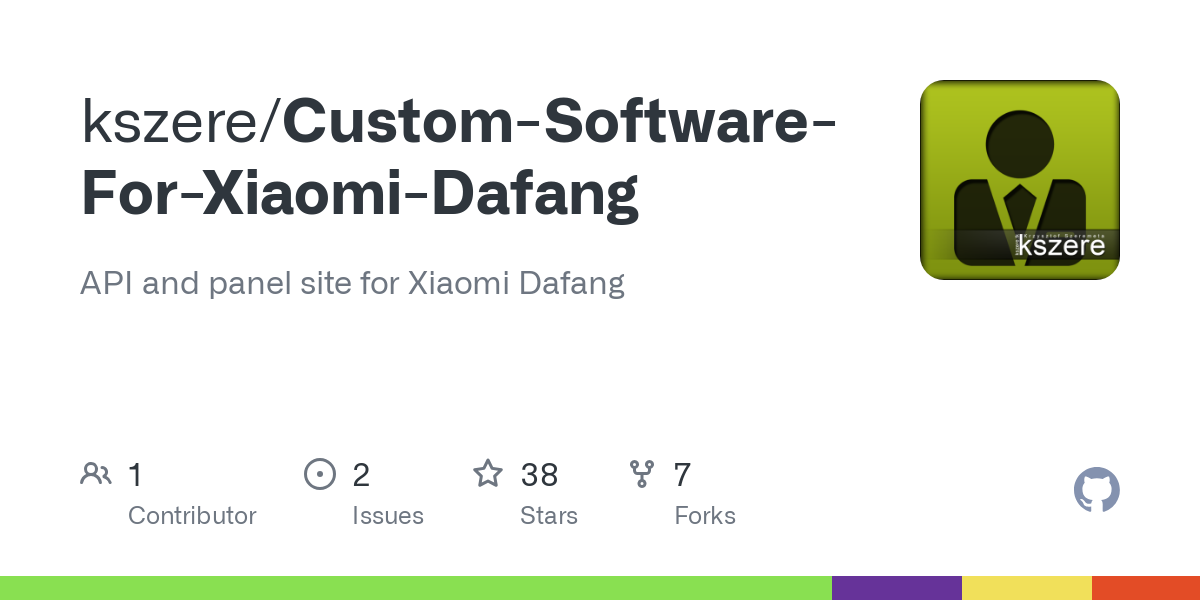 Custom Software For Xiaomi Dafang