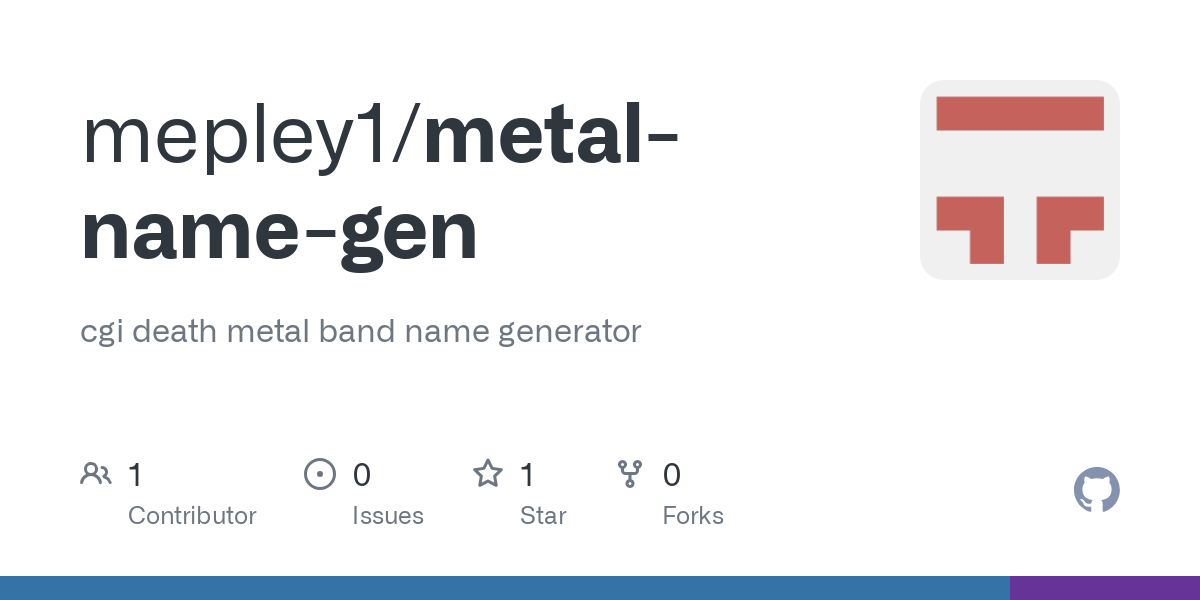 metal name gen