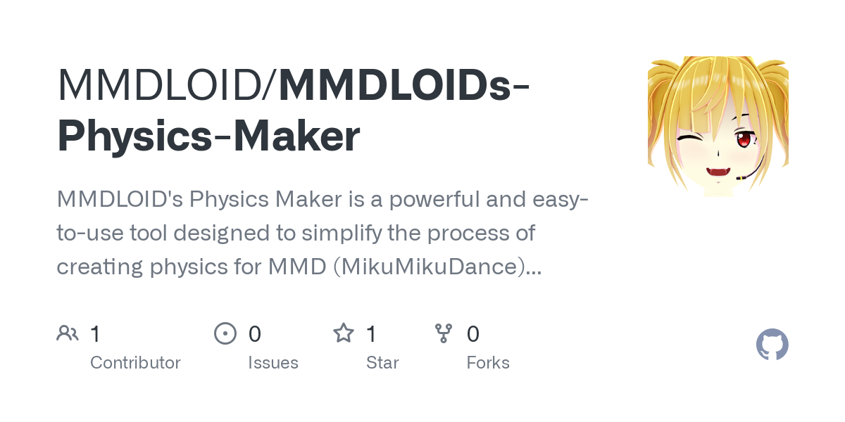 MMDLOIDs Physics Maker