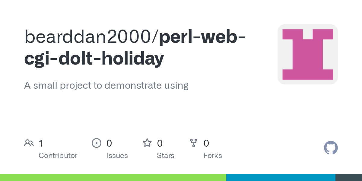 perl web cgi dolt holiday