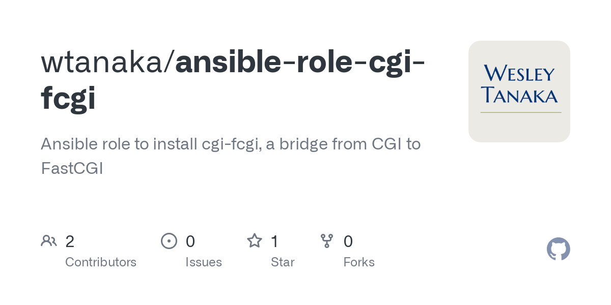ansible role cgi fcgi