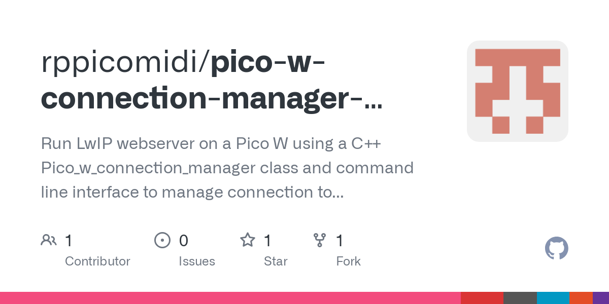 pico w connection manager demo
