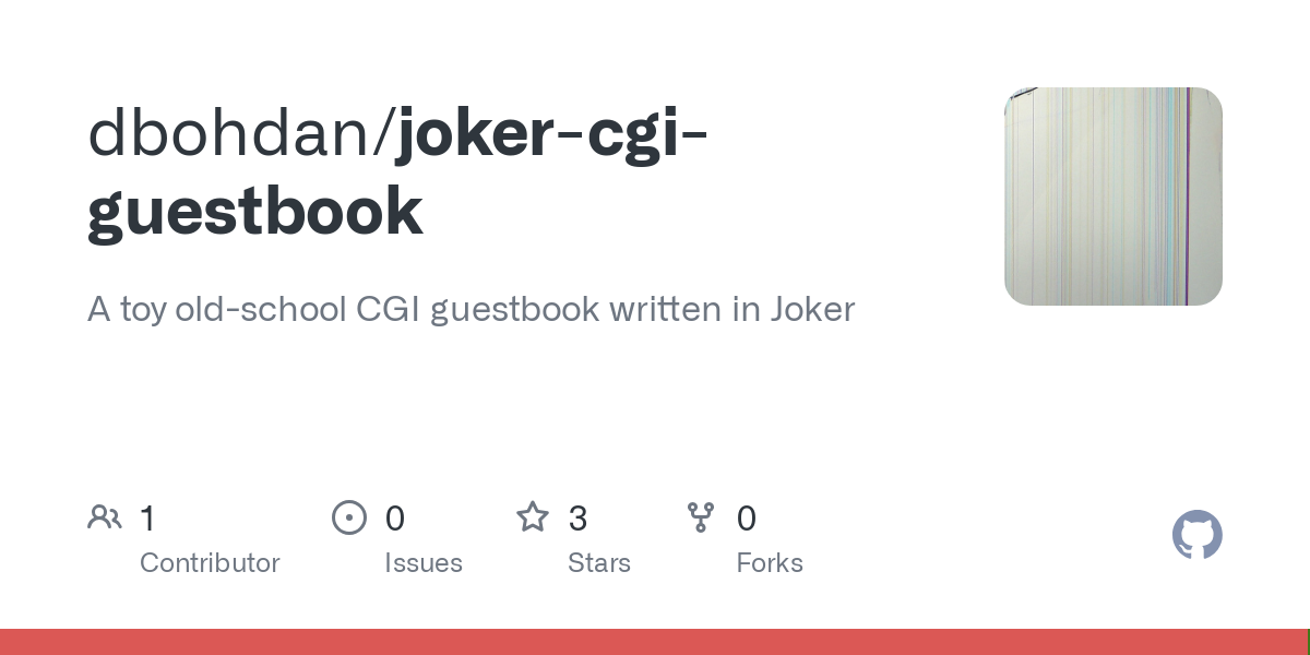joker cgi guestbook