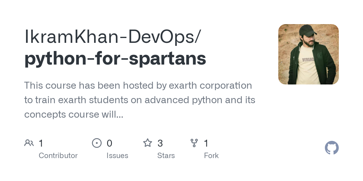 python for spartans
