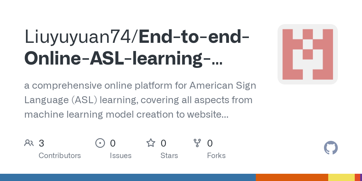 End to end Online ASL learning platform