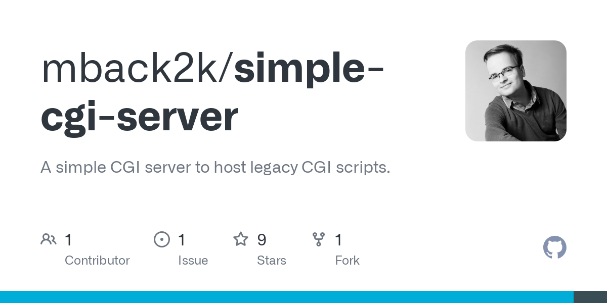 simple cgi server