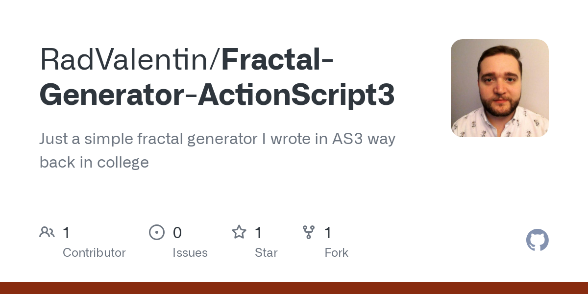 Fractal Generator ActionScript3