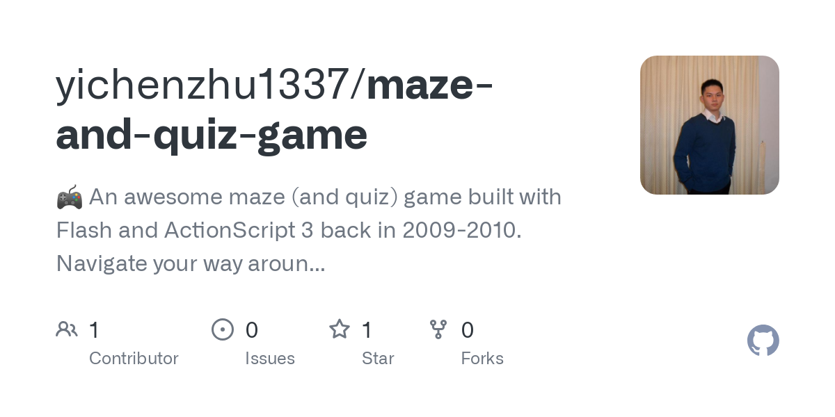 maze and quiz game