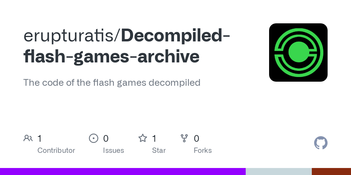 Decompiled flash games archive