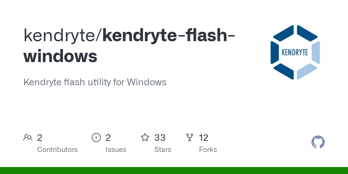 kendryte flash windows