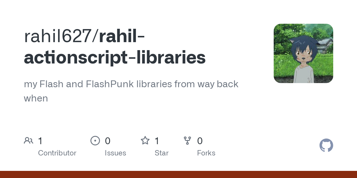 rahil actionscript libraries