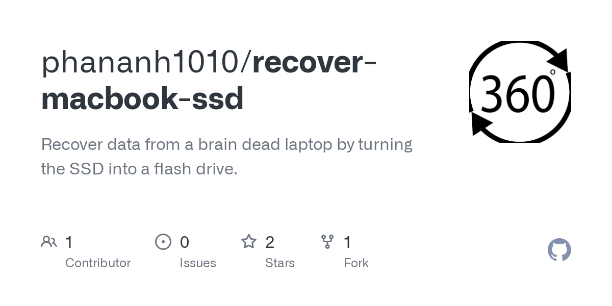 recover macbook ssd