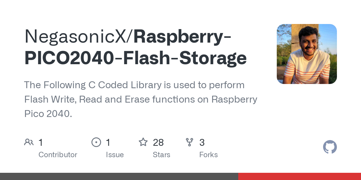 Raspberry PICO2040 Flash Storage