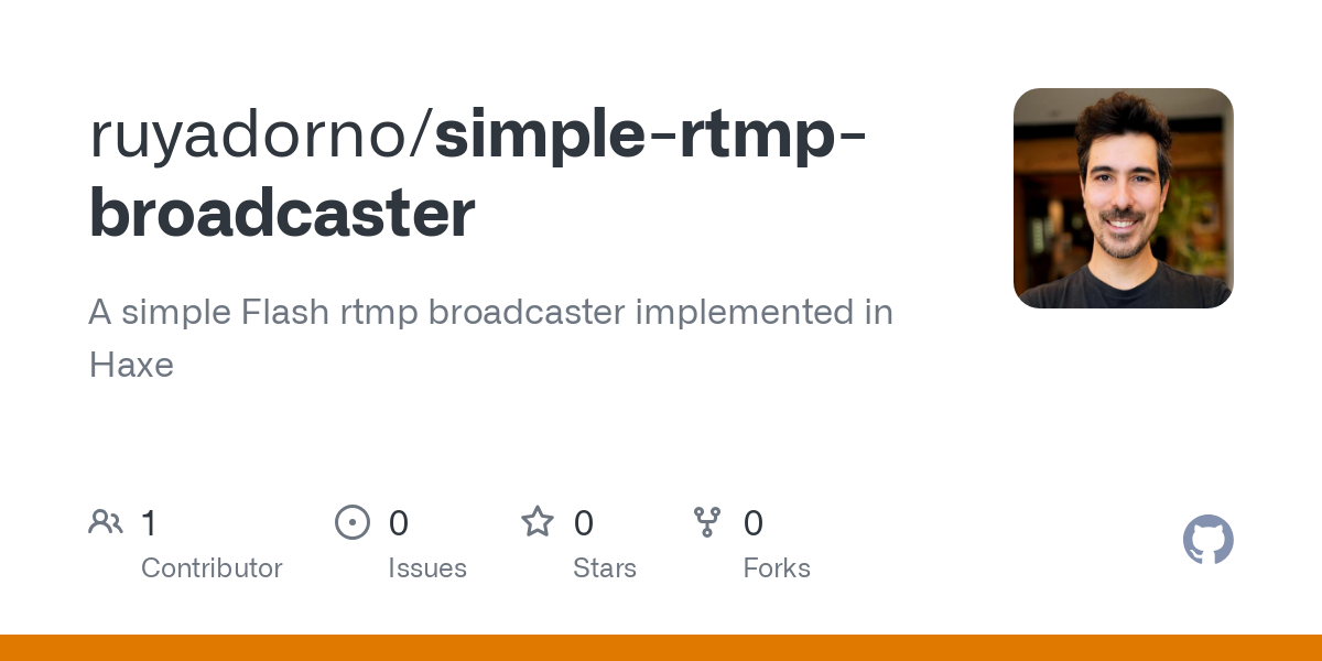 simple rtmp broadcaster