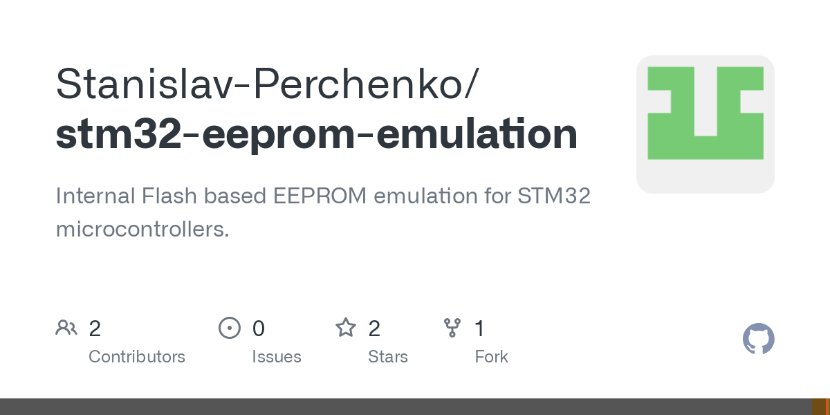 stm32 eeprom emulation