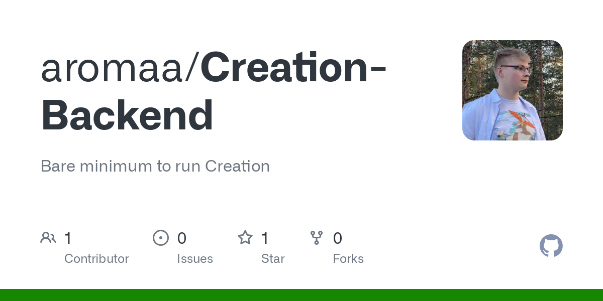 Creation Backend