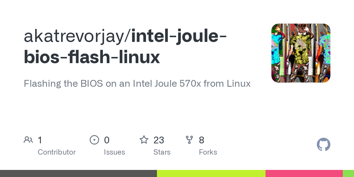 intel joule bios flash linux