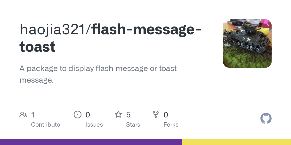 flash message toast