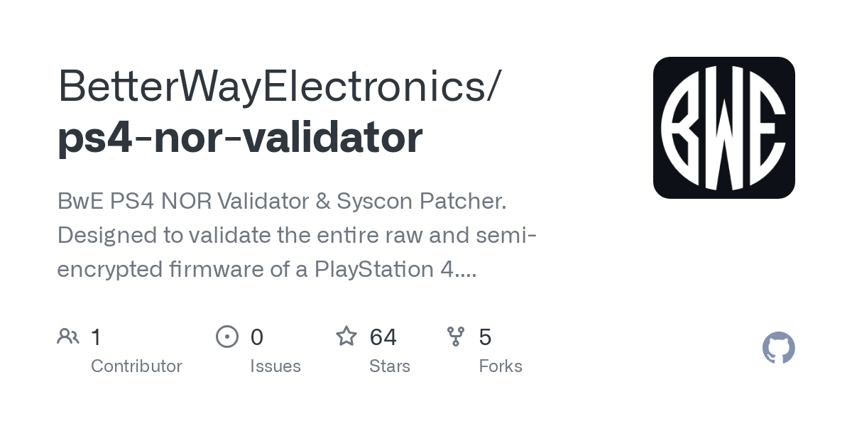 ps4 nor validator