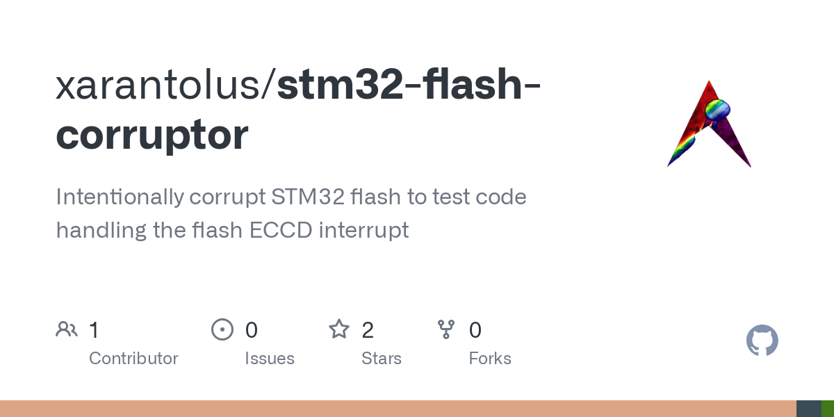 stm32 flash corruptor