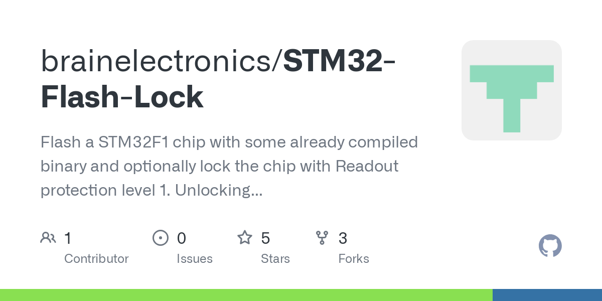 STM32 Flash Lock