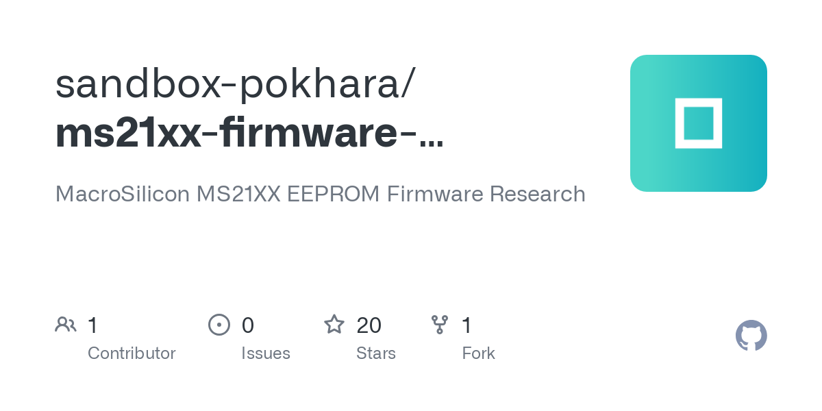 ms21xx firmware research