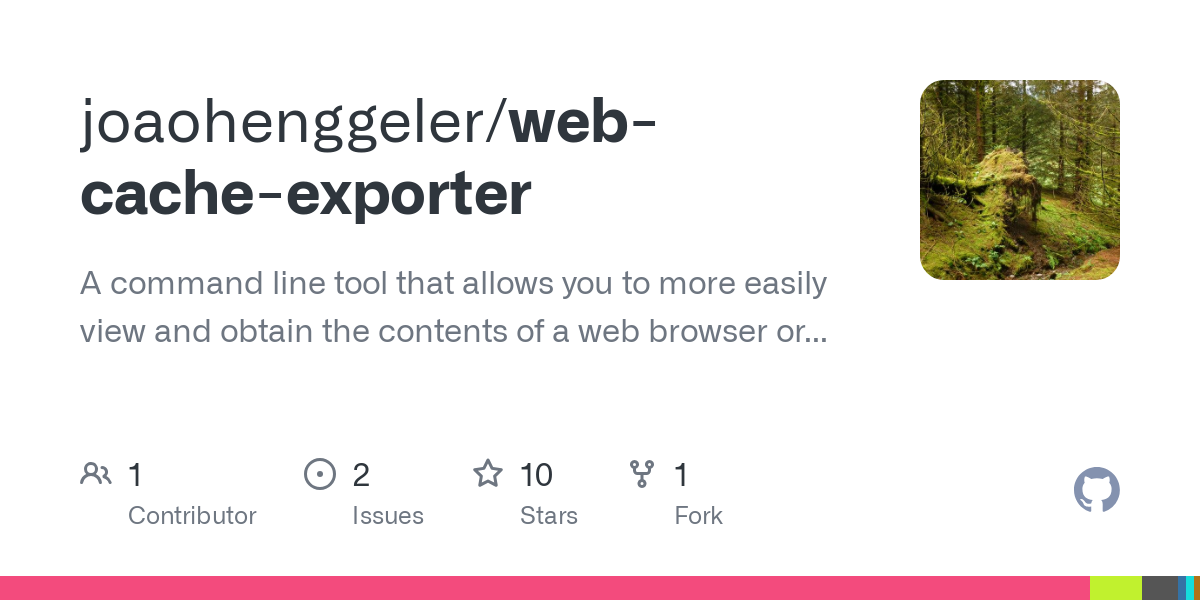 web cache exporter