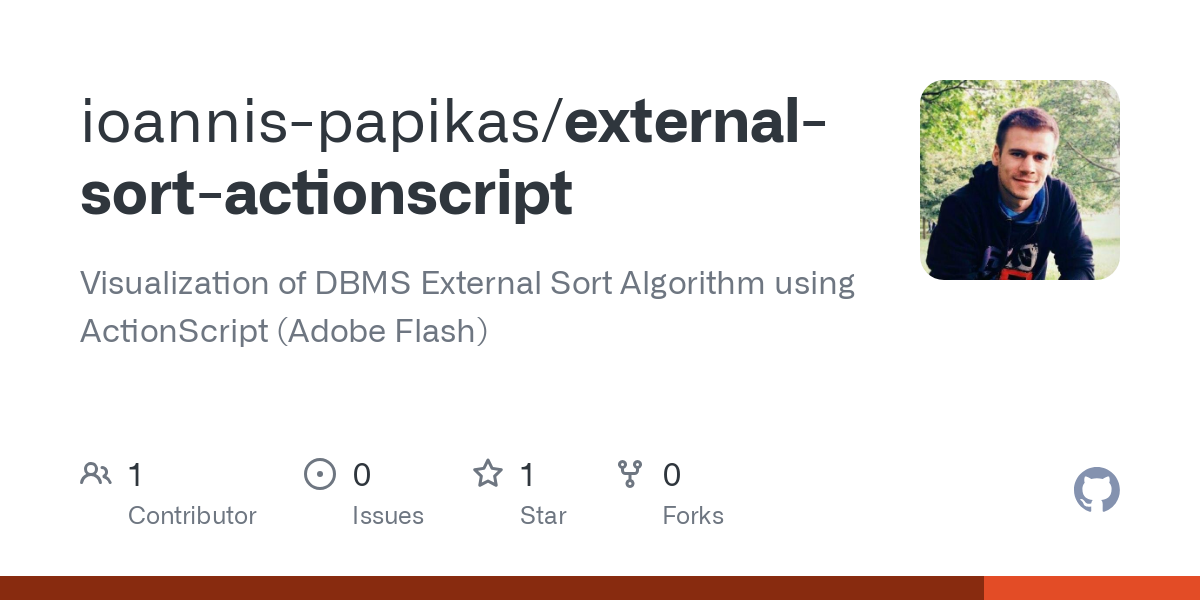 external sort actionscript