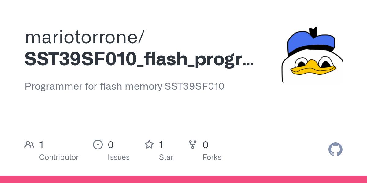 SST39SF010_flash_programmer