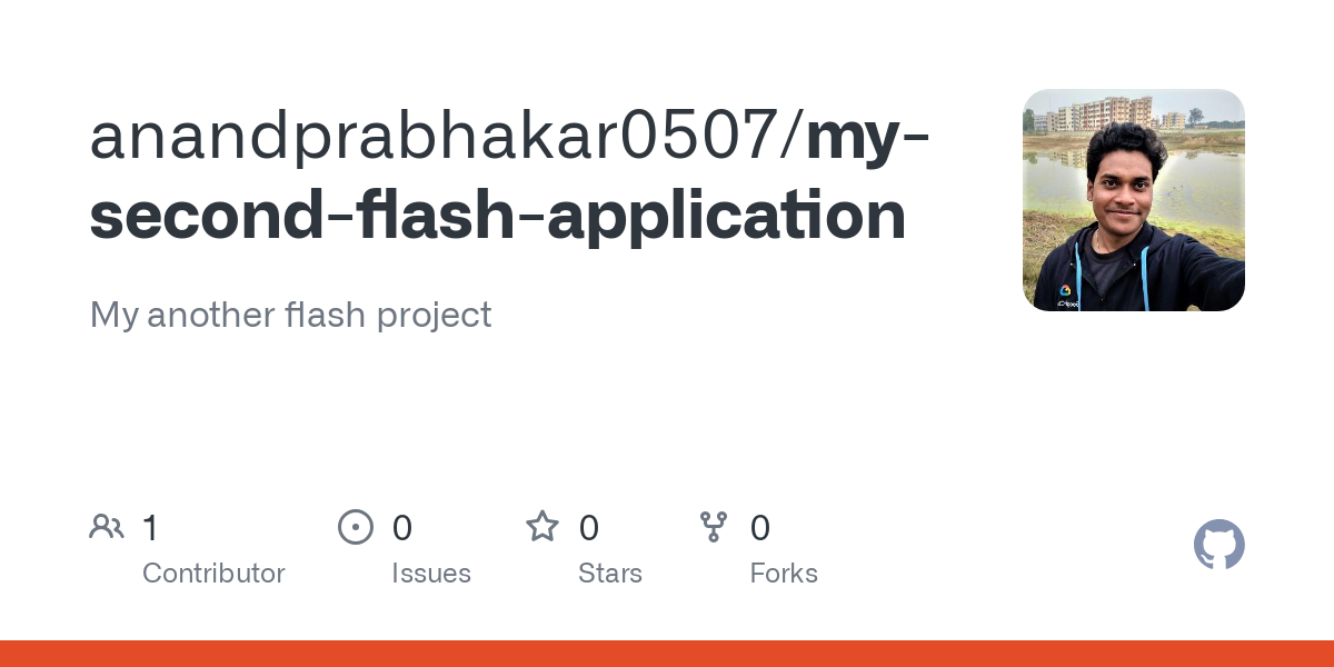 my second flash application
