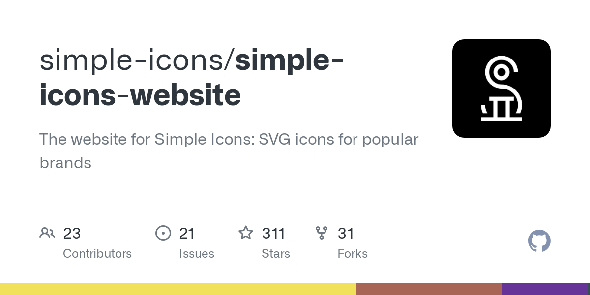 simple icons website