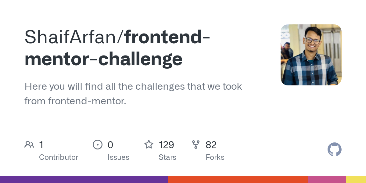 frontend mentor challenge