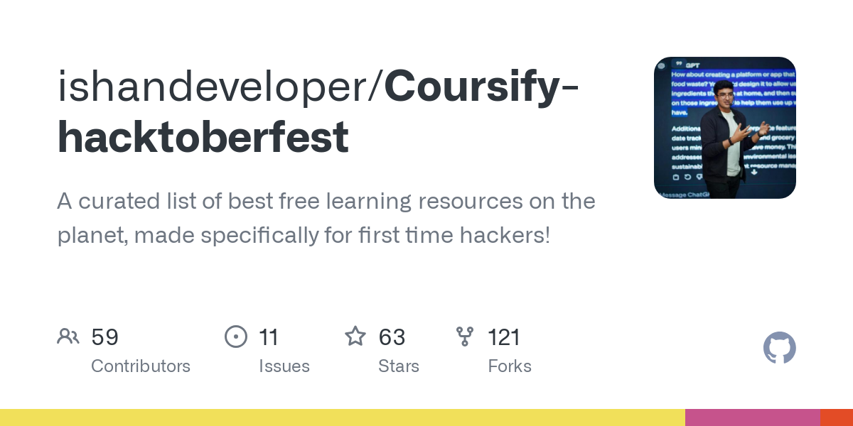 Coursify hacktoberfest