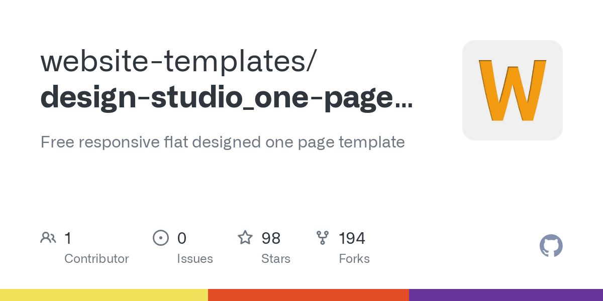 design studio_one page template