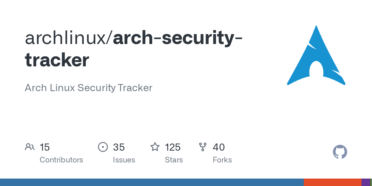 arch security tracker