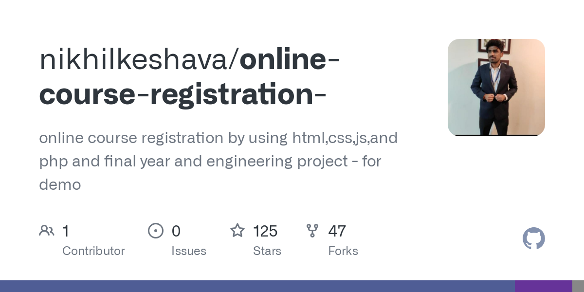 online course registration