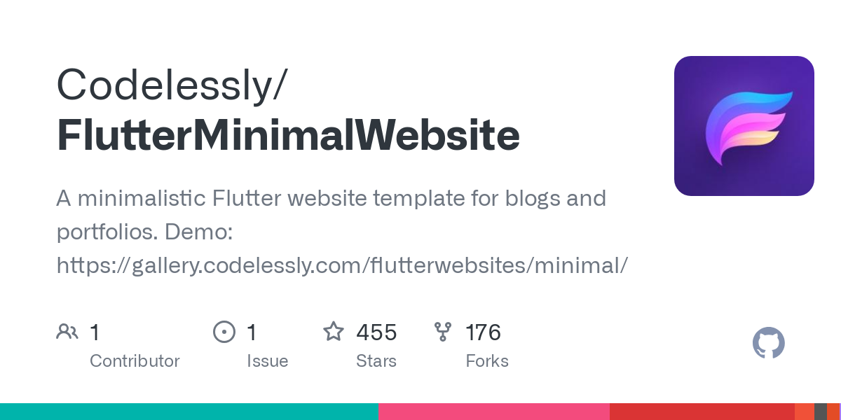 FlutterMinimalWebsite