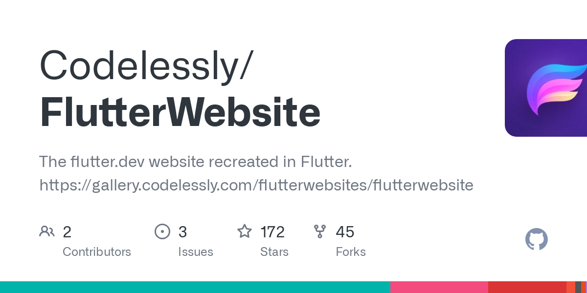 FlutterWebsite
