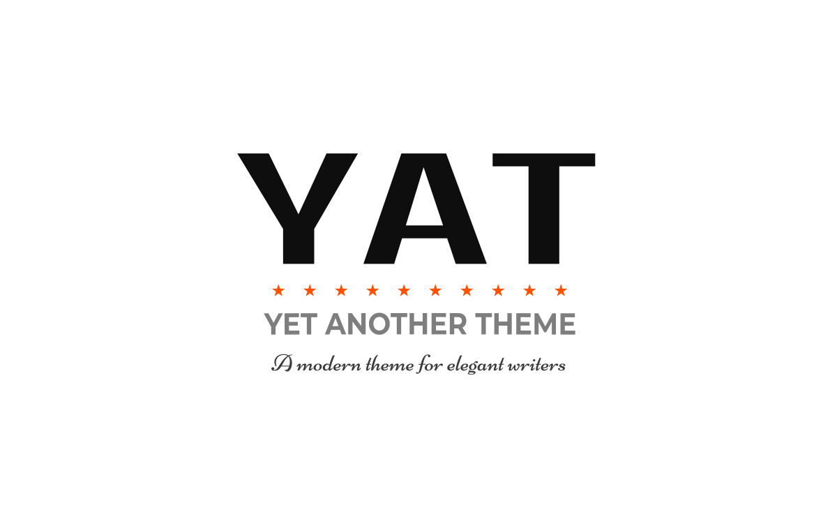 jekyll-theme-yat→〜Jekyll