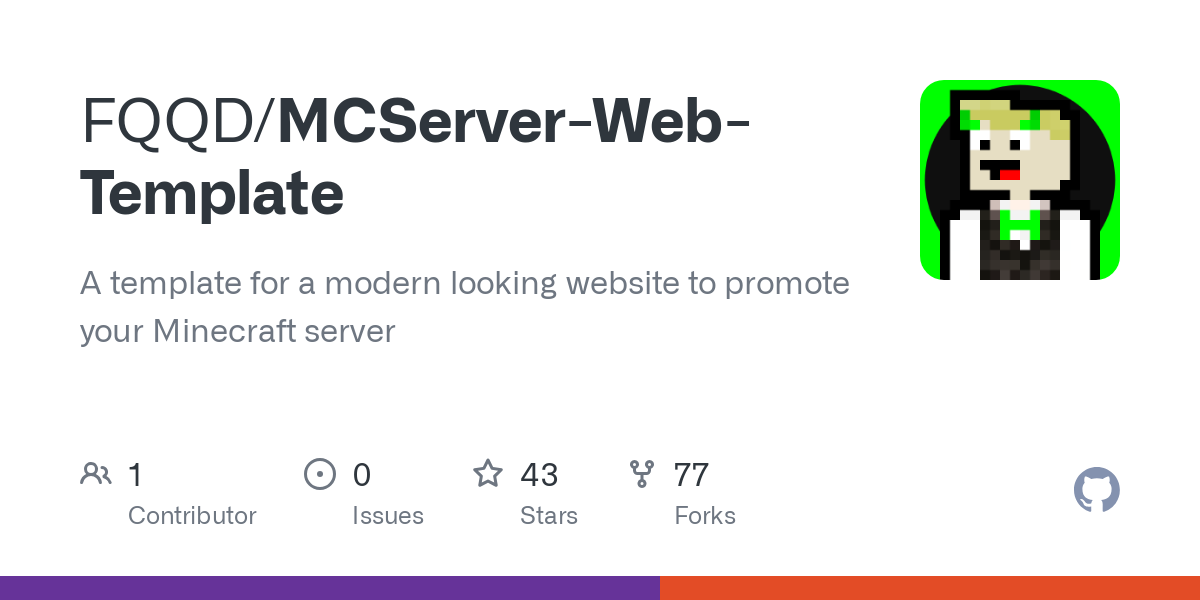 MCServer Web Template