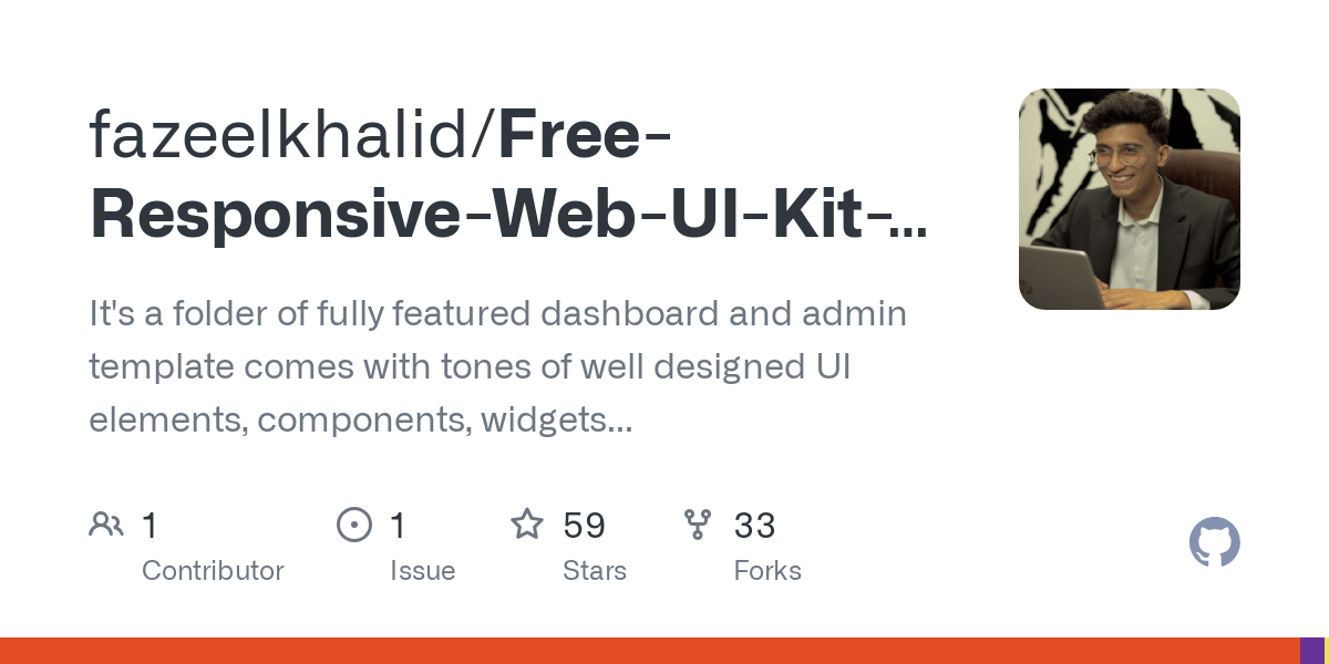 Free Responsive Web UI Kit   Dashboard Template bootstrap