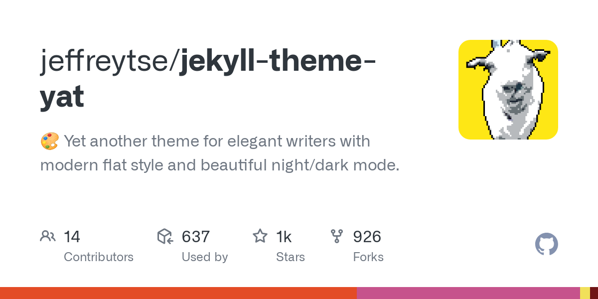 jekyll theme yat
