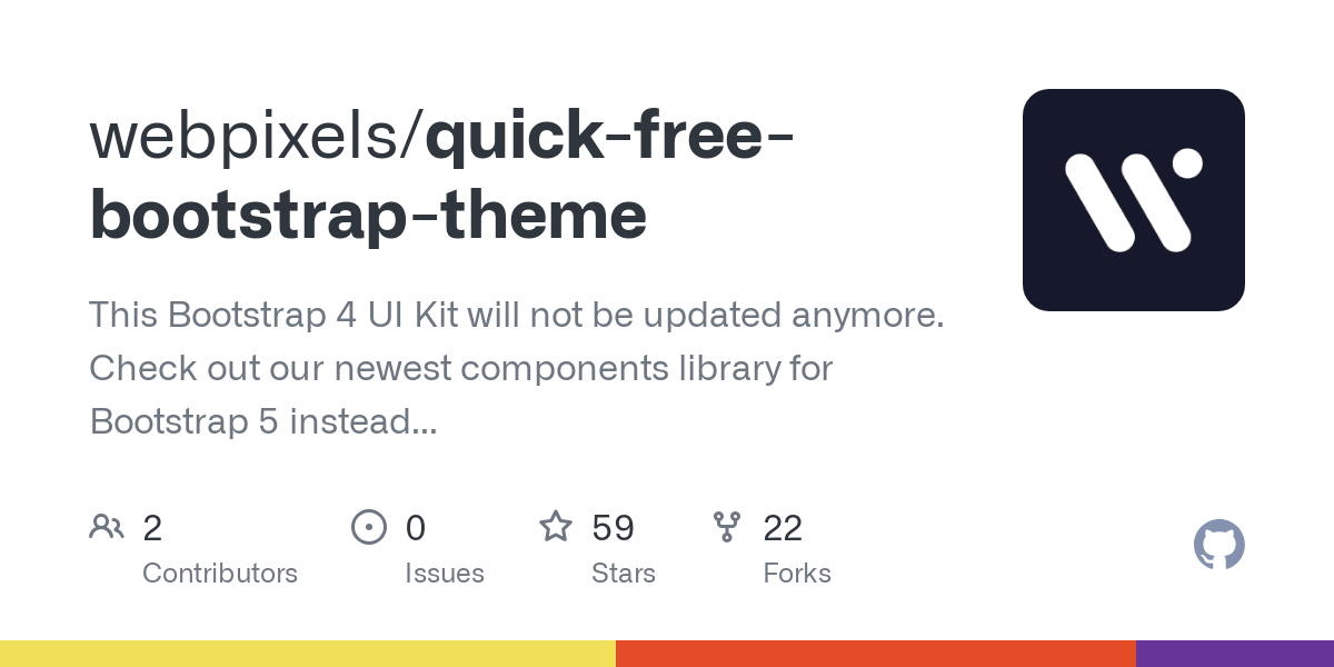 quick free bootstrap theme