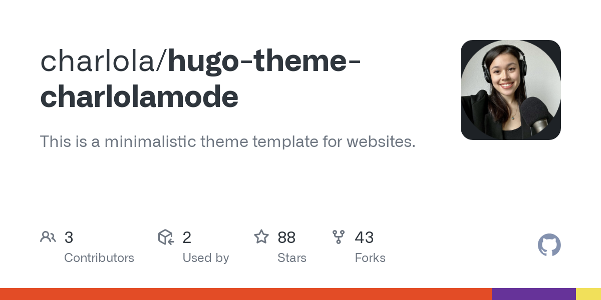 hugo theme charlolamode