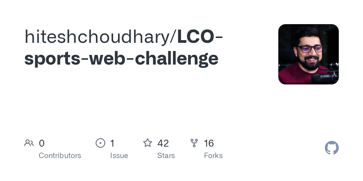 LCO sports web challenge