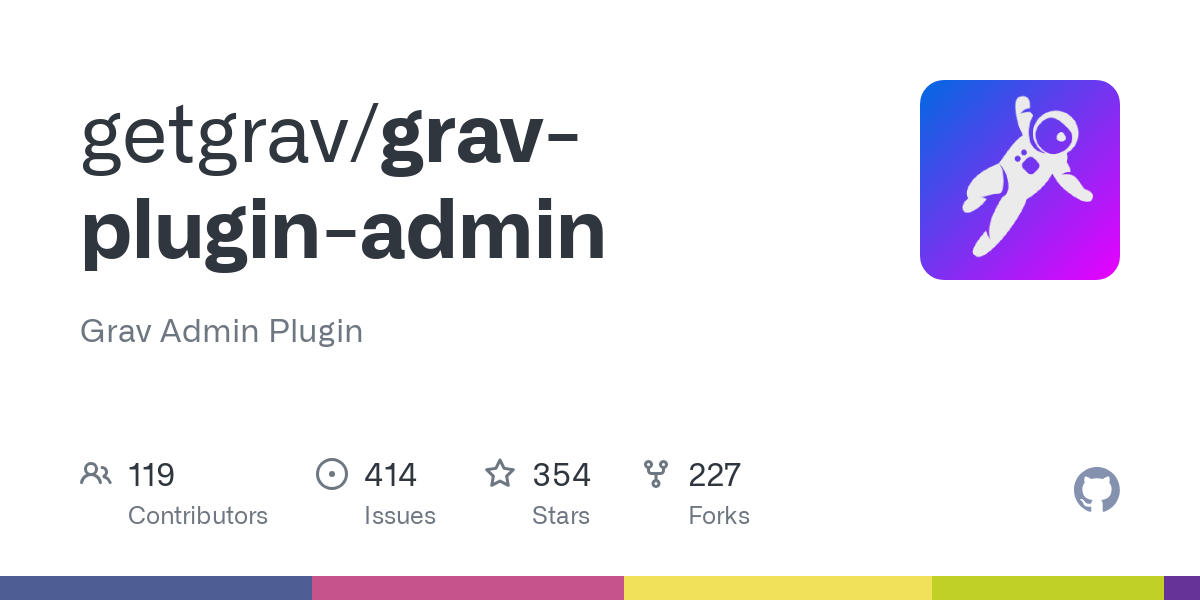 grav plugin admin